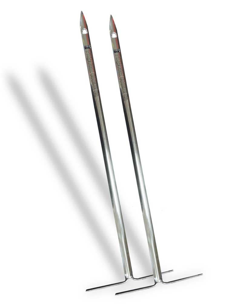 Stainless Steel 15" Hanging Skewers (2-Pack)