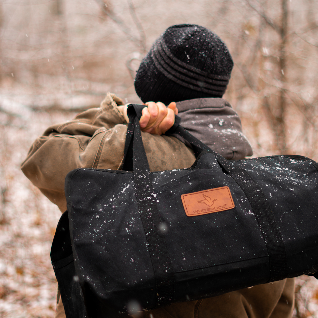 Boat Shape Canvas Firewood Log Carriers