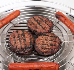 Grill Time Tailgater GTX Portable Charcoal Grill with Glass Hood Perfect for Camping Accessories