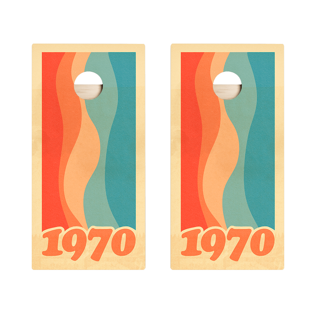 1970 Graphic Star Cornhole Boards