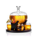 Barrel Whiskey Decanter Set