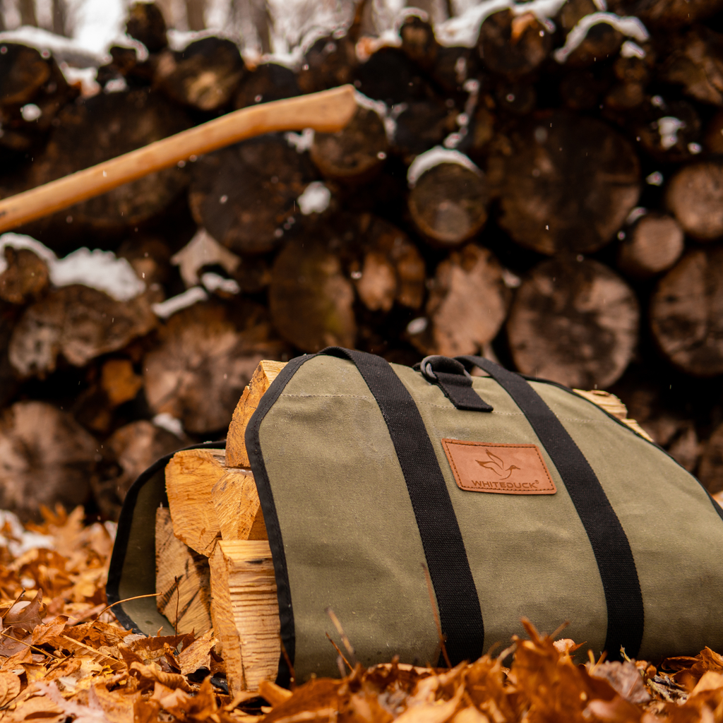 Boat Shape Canvas Firewood Log Carriers