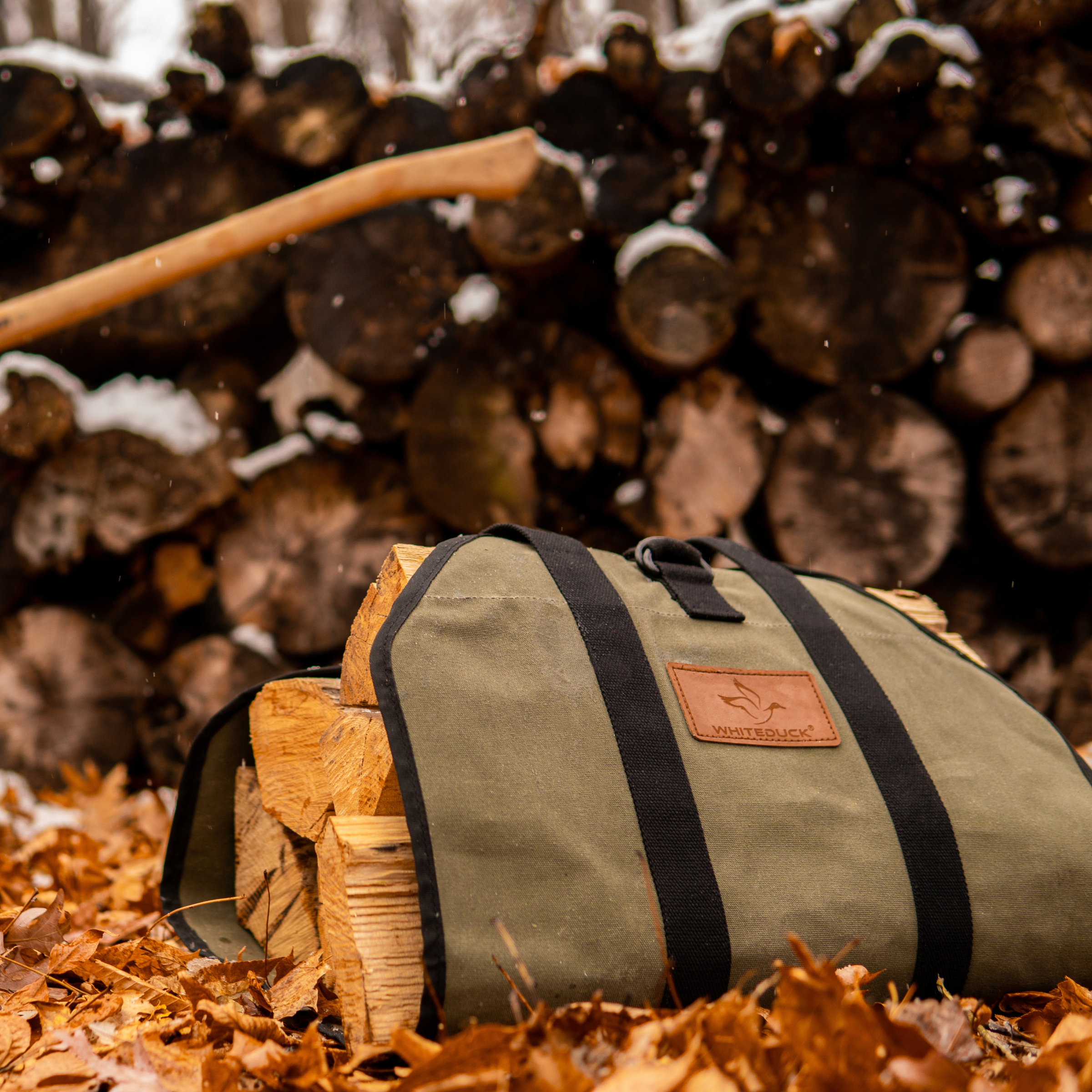 Boat Shape Canvas Firewood Log Carriers