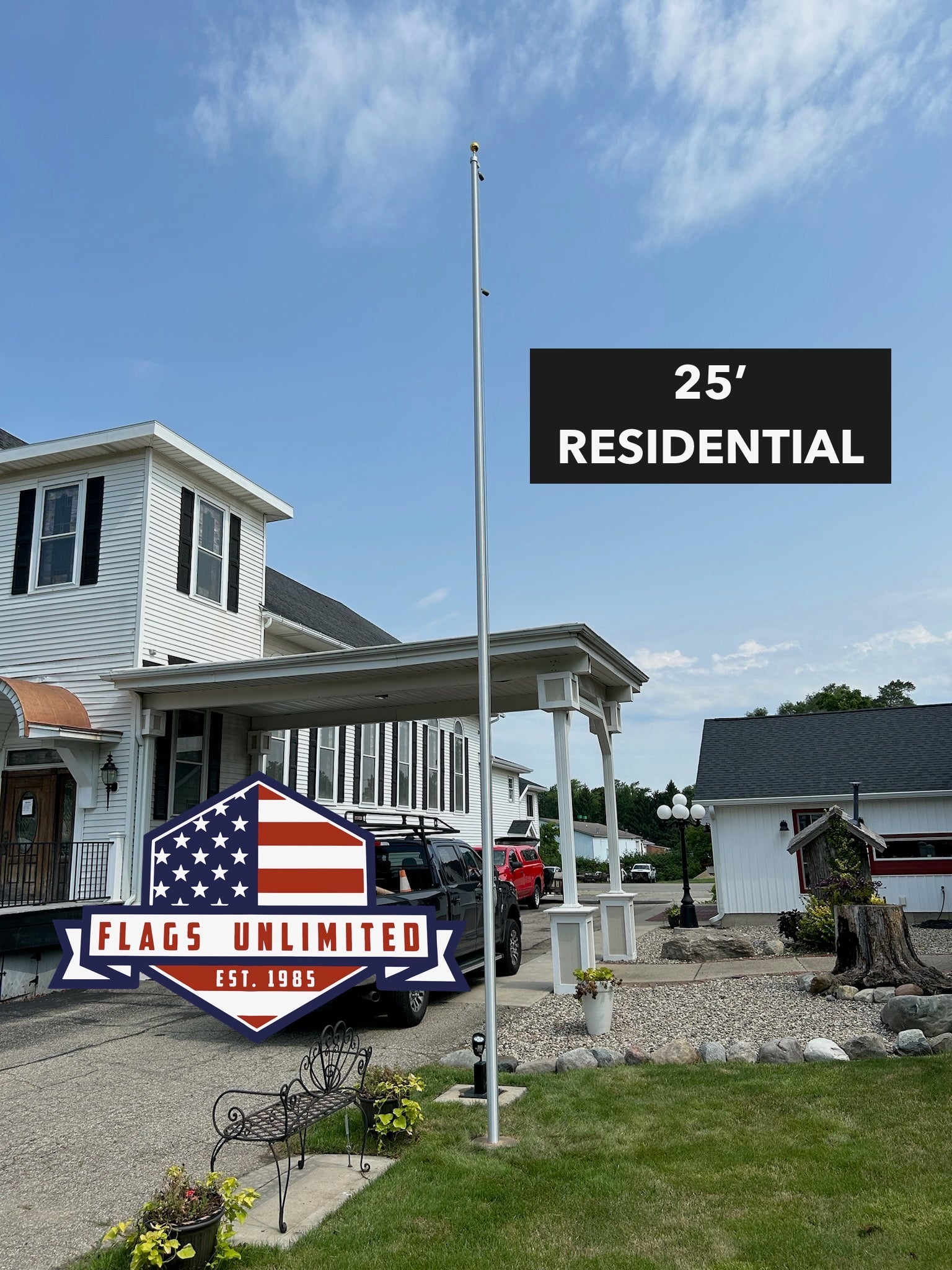 Tried & True Series Residential Aluminum Flagpole