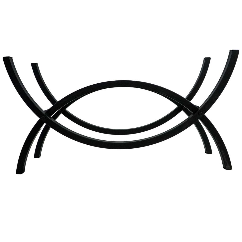 The Woodhaven 3ft Crescent Firewood Rack