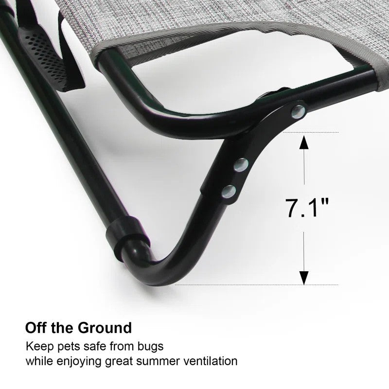 Elevated Dog Bed - Foldable Pet Beds with No Assembly for Indoor & Outdoor Use