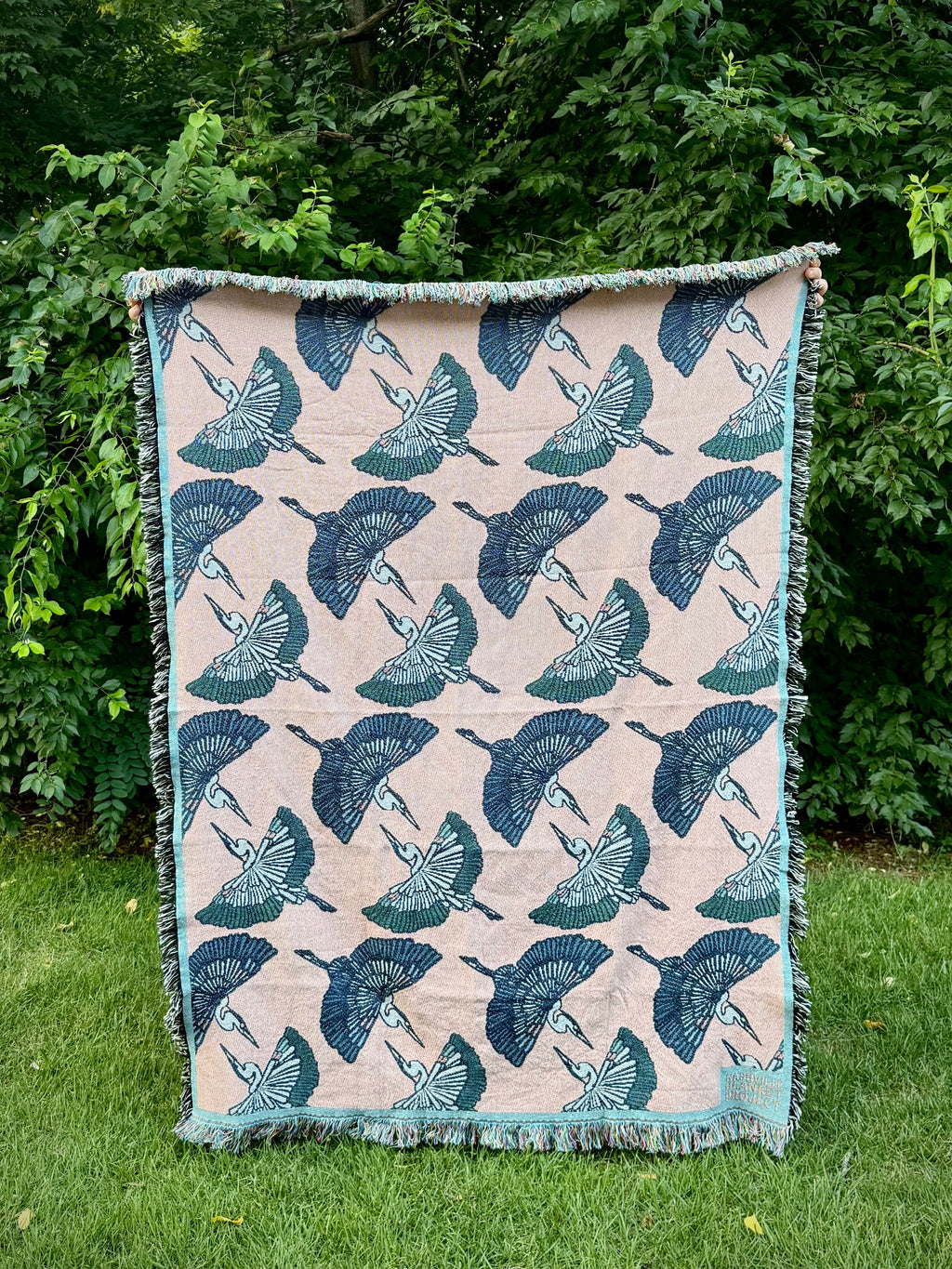 Herons in Flight Blanket