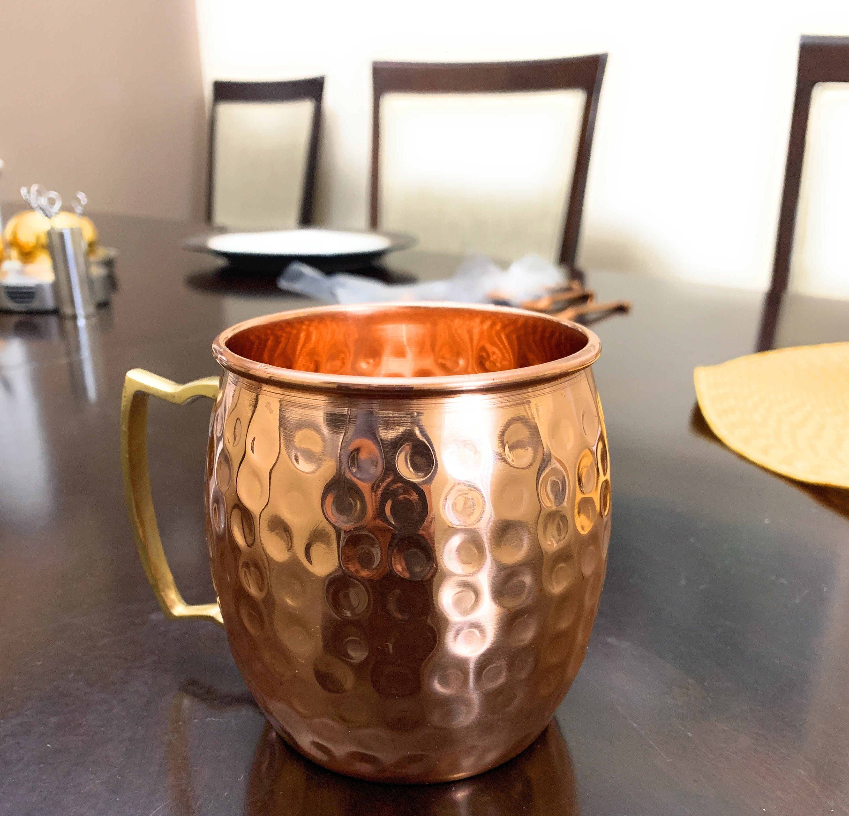 Hammered Moscow Mule Mugs (Set of 2)