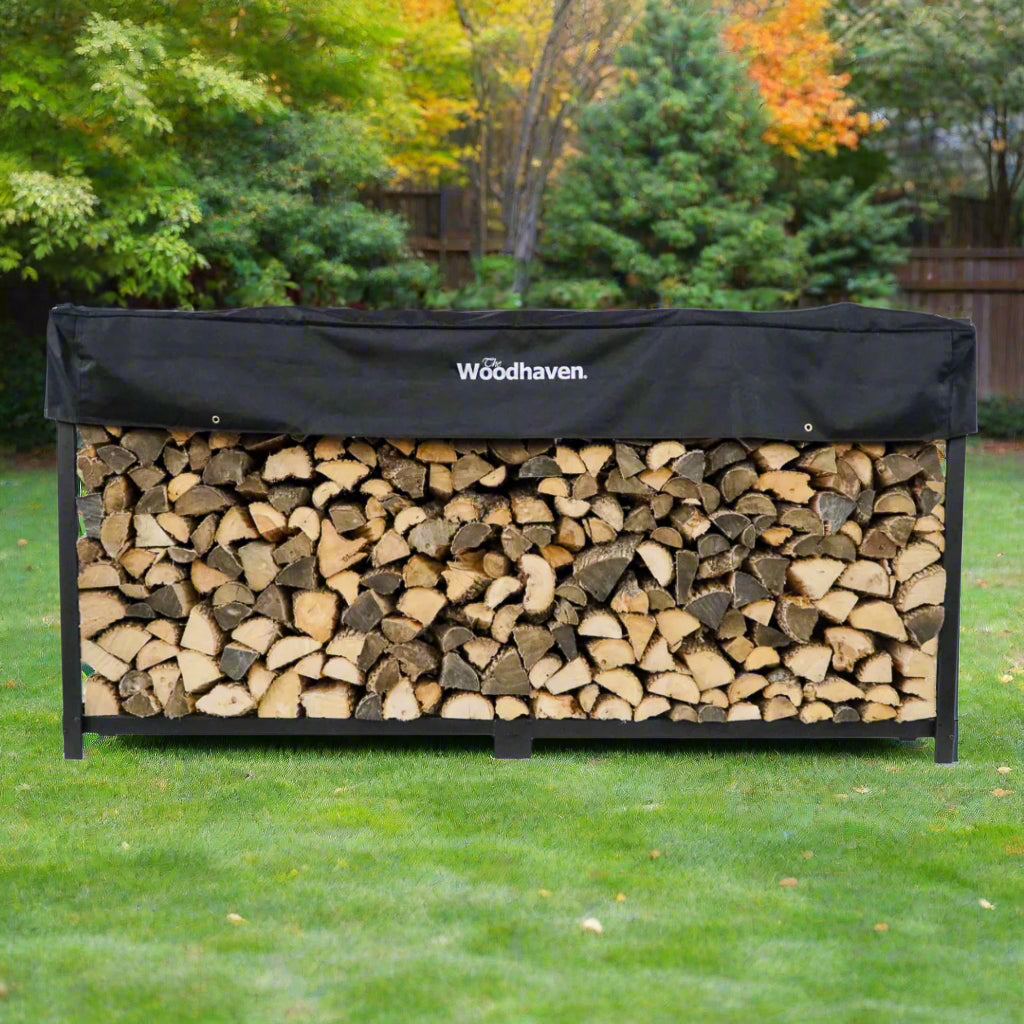 The Woodhaven 8ft Firewood Rack