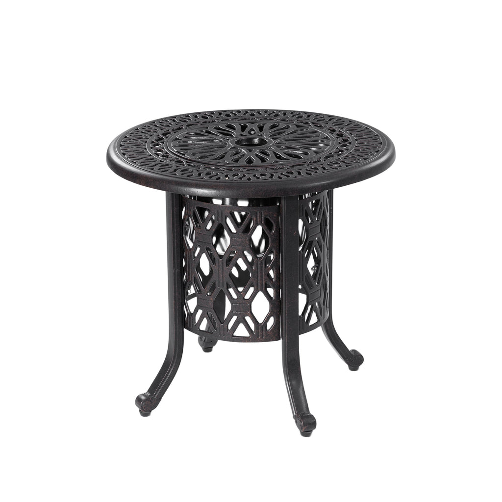 21-Inch Side Table with Removable Ice Bucket