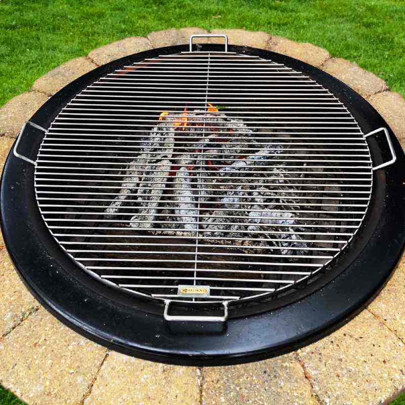 Walden Stainless Steel Fire Pit BBQ Grilling Grate