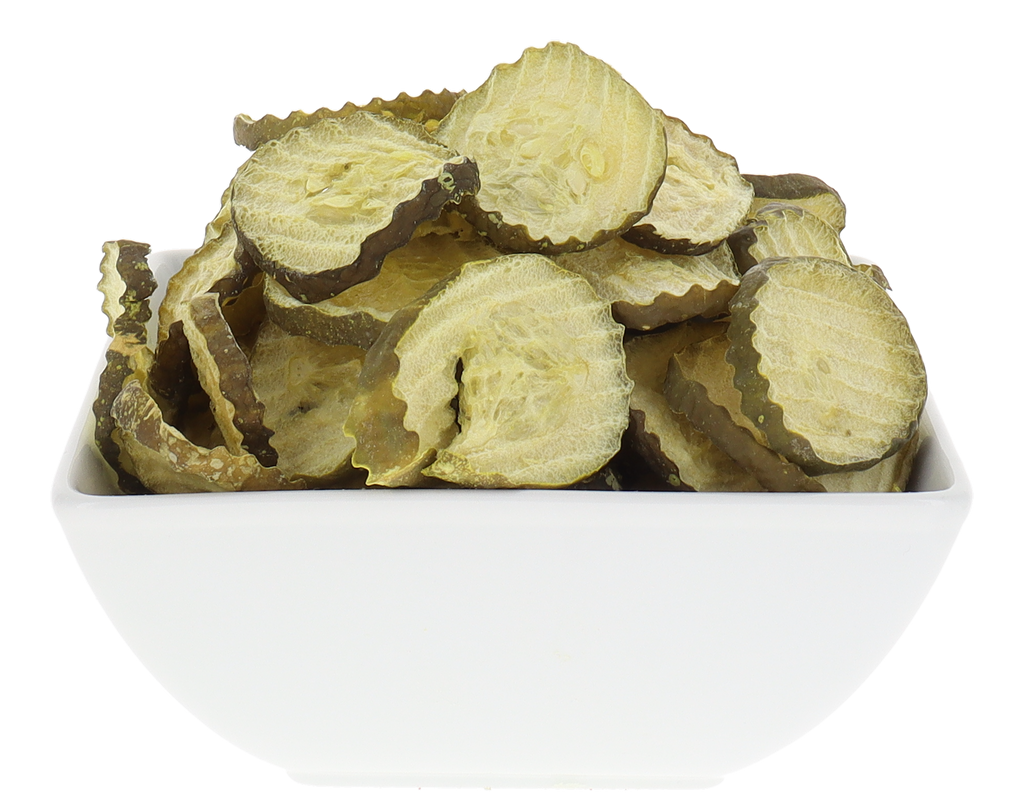 Freeze Dried Dill Pickle Chips (Candied)