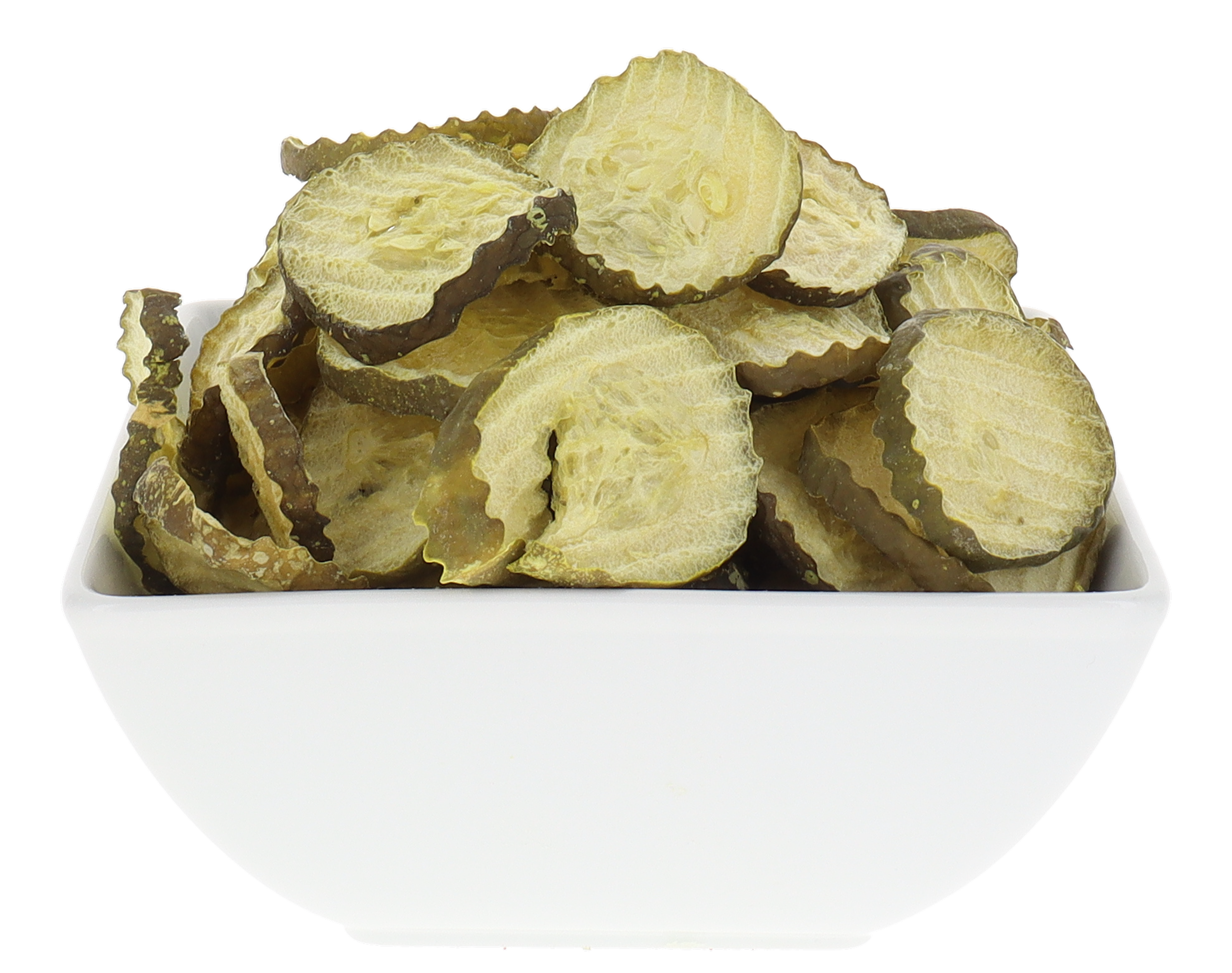 Freeze Dried Dill Pickle Chips (Candied)