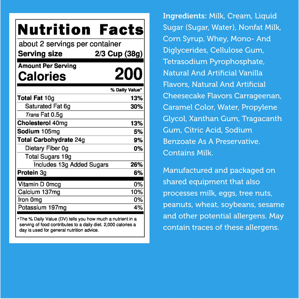 Freeze Dried Ice Cream That Does Not Melt (Bits) Cheesecake