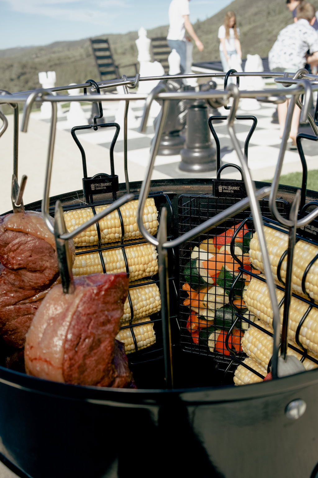 18" Weber Smokey Mountain Hanging System