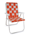 Orange & White Classic Chair