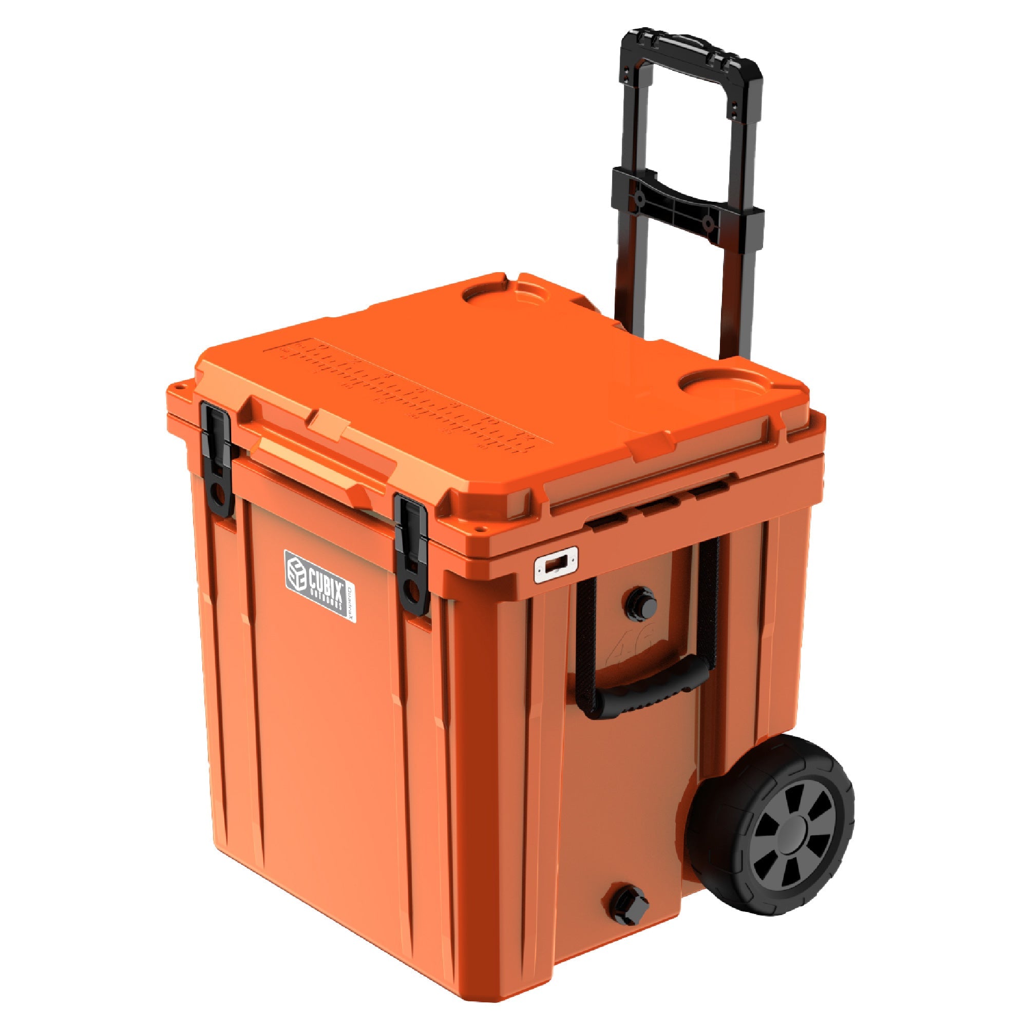46 Quart Rotomolded Cooler With Wheels - QuadraX