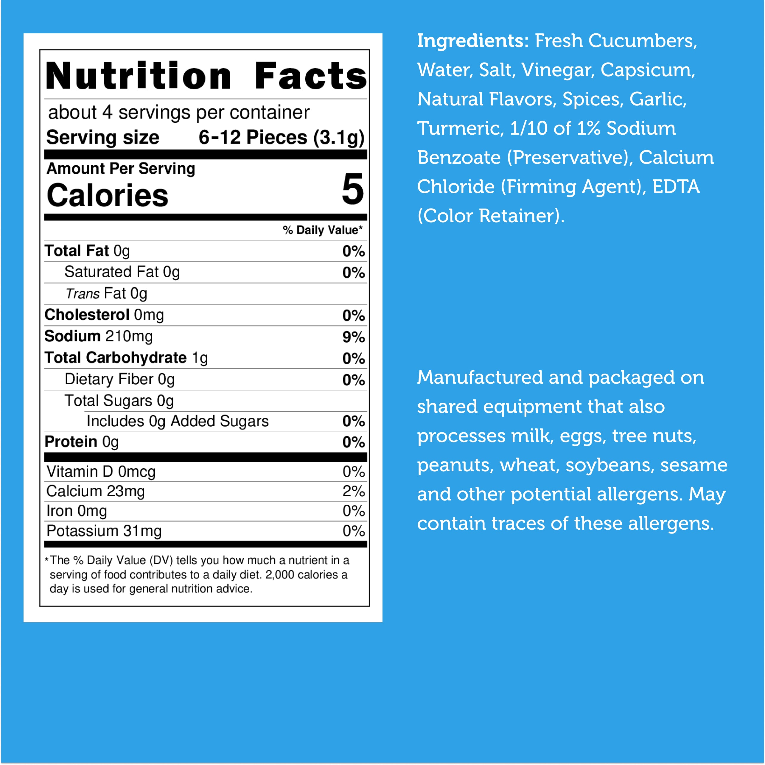 Freeze Dried Pickle Chips (Firecracker - Mild Hot) from Jersey Pickles