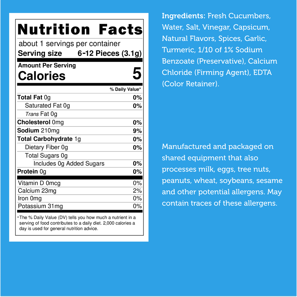 Freeze Dried Pickle Chips (Firecracker - Mild Hot) from Jersey Pickles