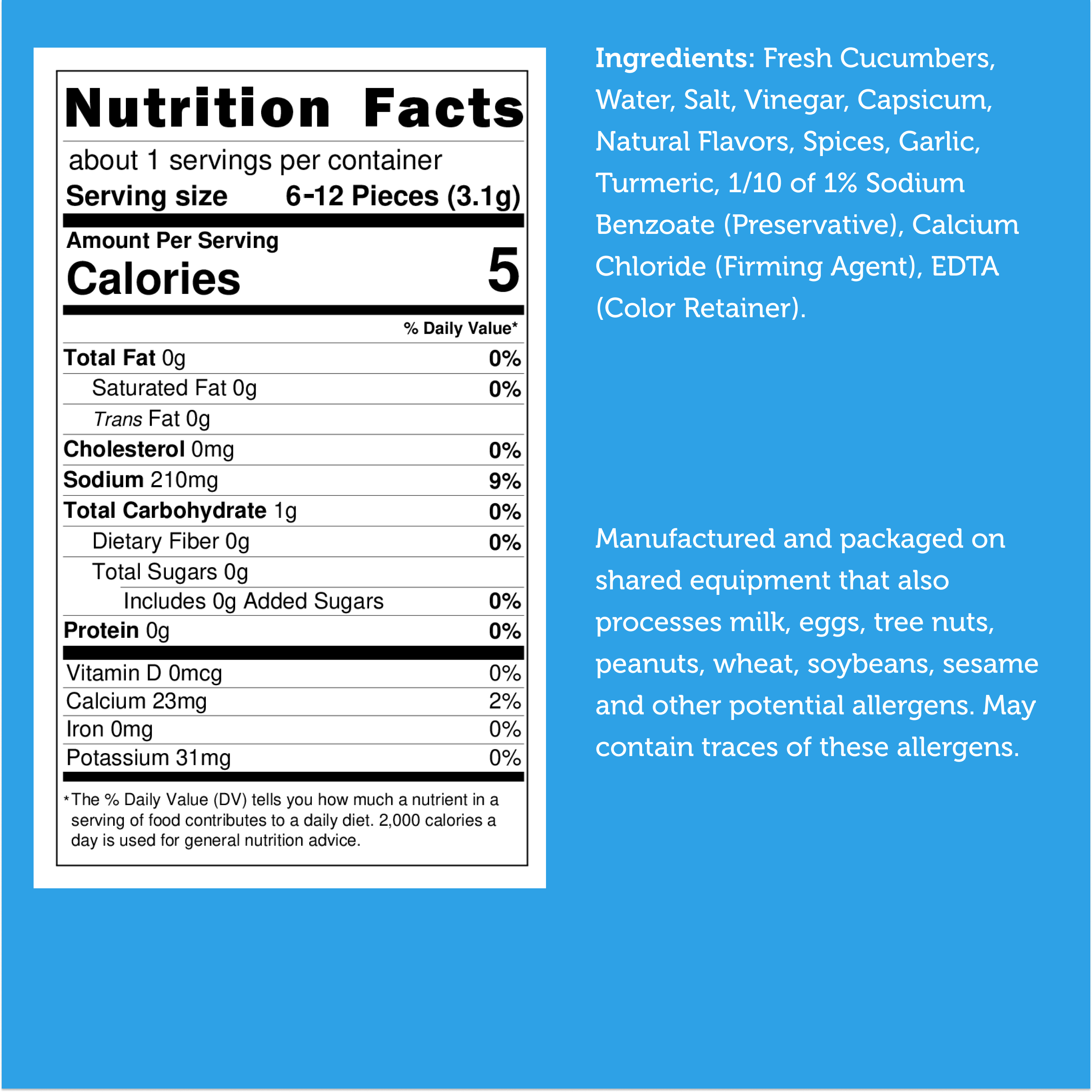 Freeze Dried Pickle Chips (Firecracker - Mild Hot) from Jersey Pickles