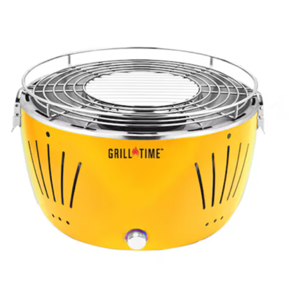 Grill Time Tailgater GTX Portable Charcoal Grill with Glass Hood Perfect for Camping Accessories