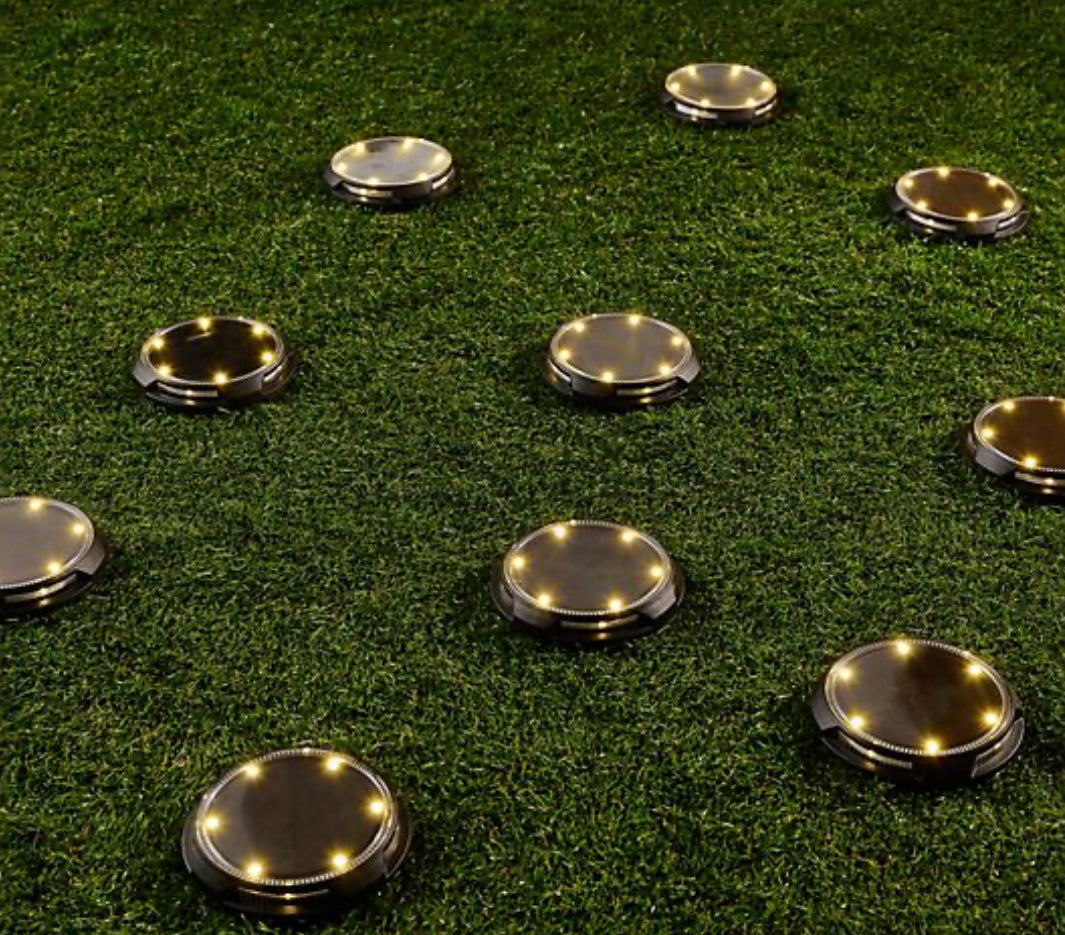 Energizer 10-pc Solar Disc Lights Multi-Direction 20 Lumen