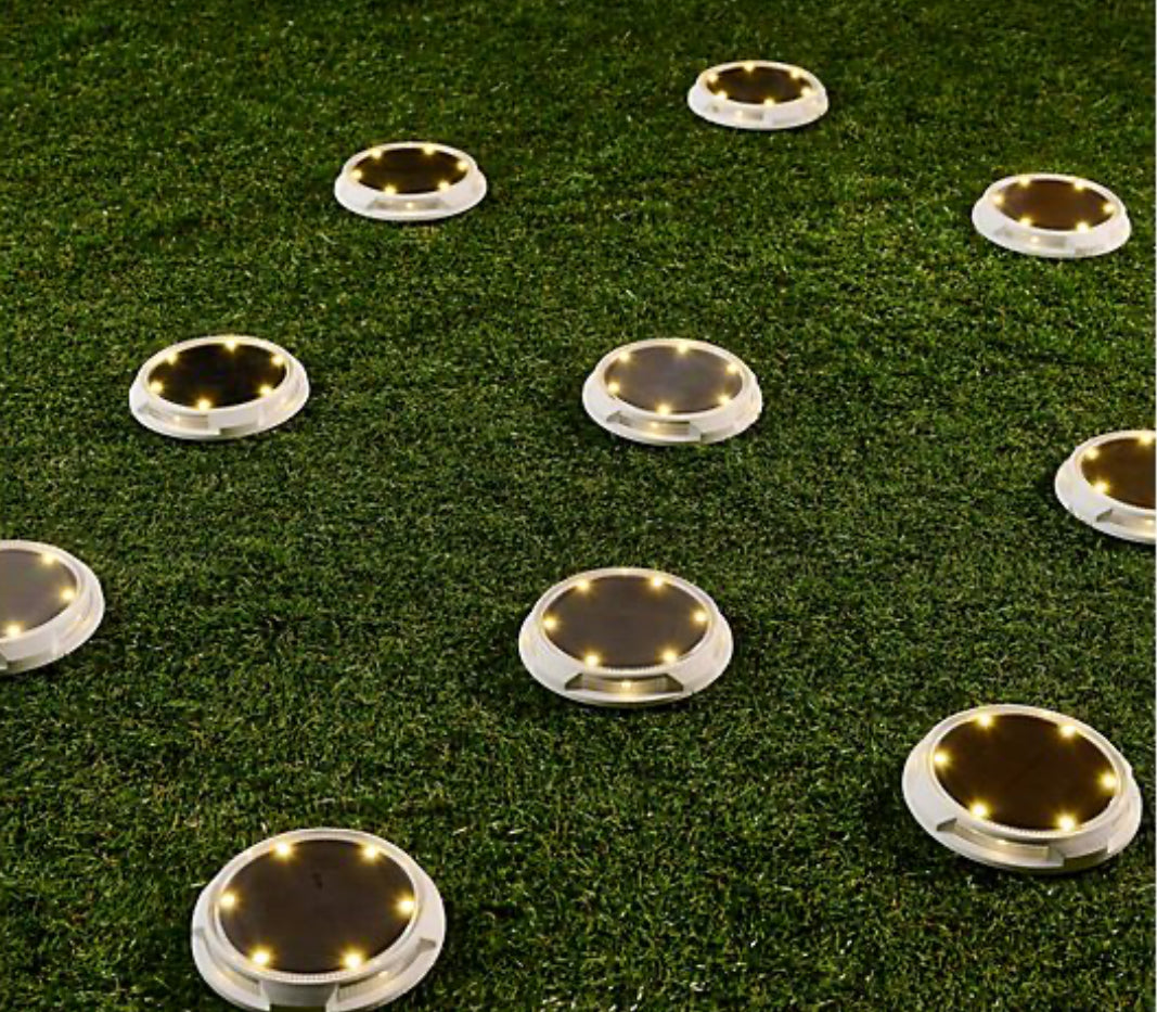 Energizer 10-pc Solar Disc Lights Multi-Direction 20 Lumen