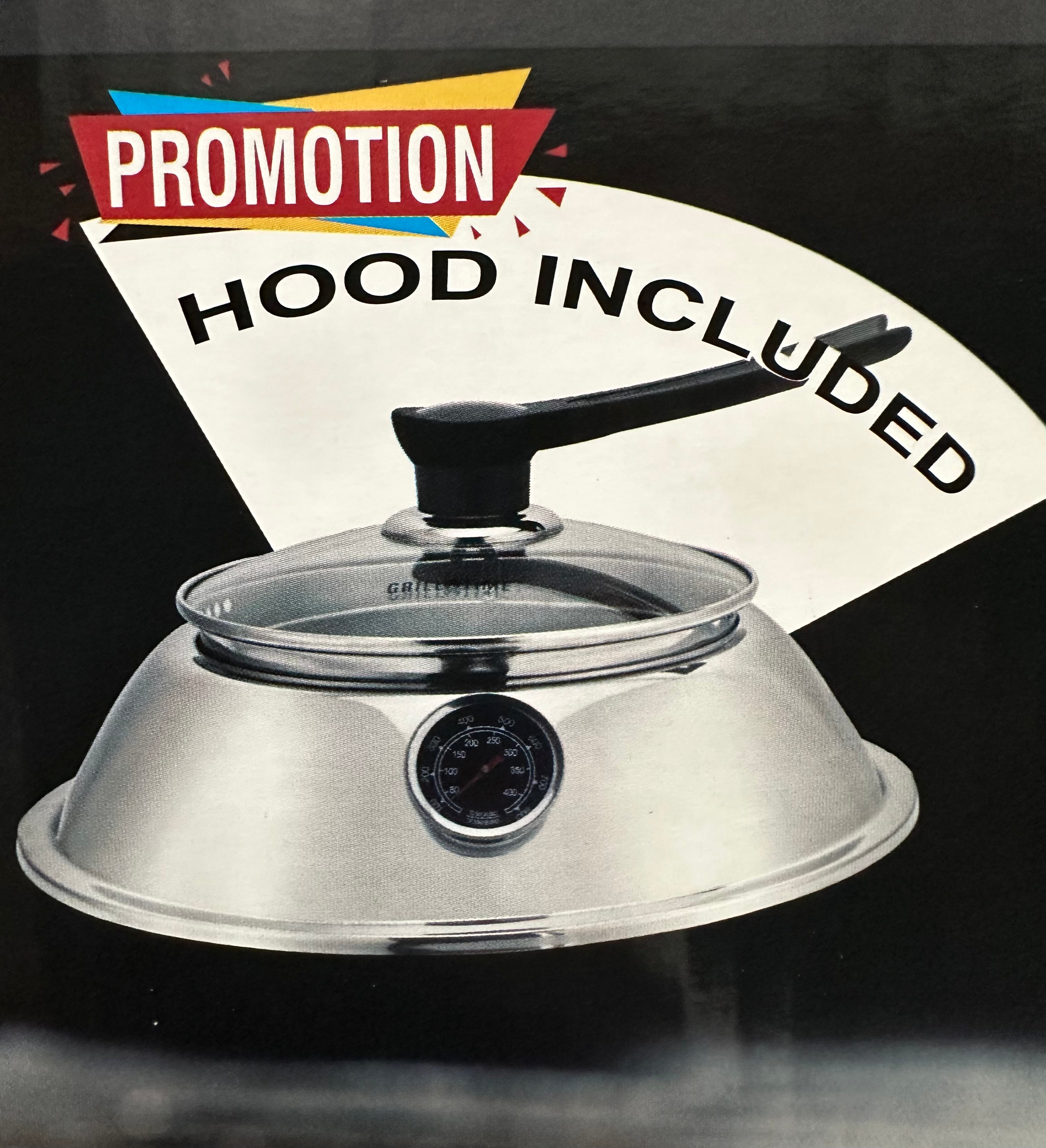 Grill Time Tailgater GTX Portable Charcoal Grill with Glass Hood Perfect for Camping Accessories