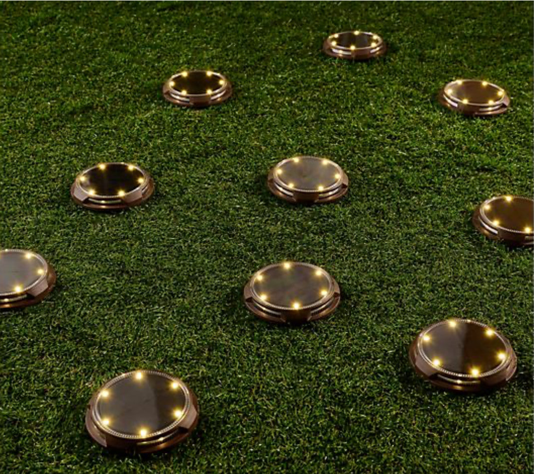 Energizer 10-pc Solar Disc Lights Multi-Direction 20 Lumen