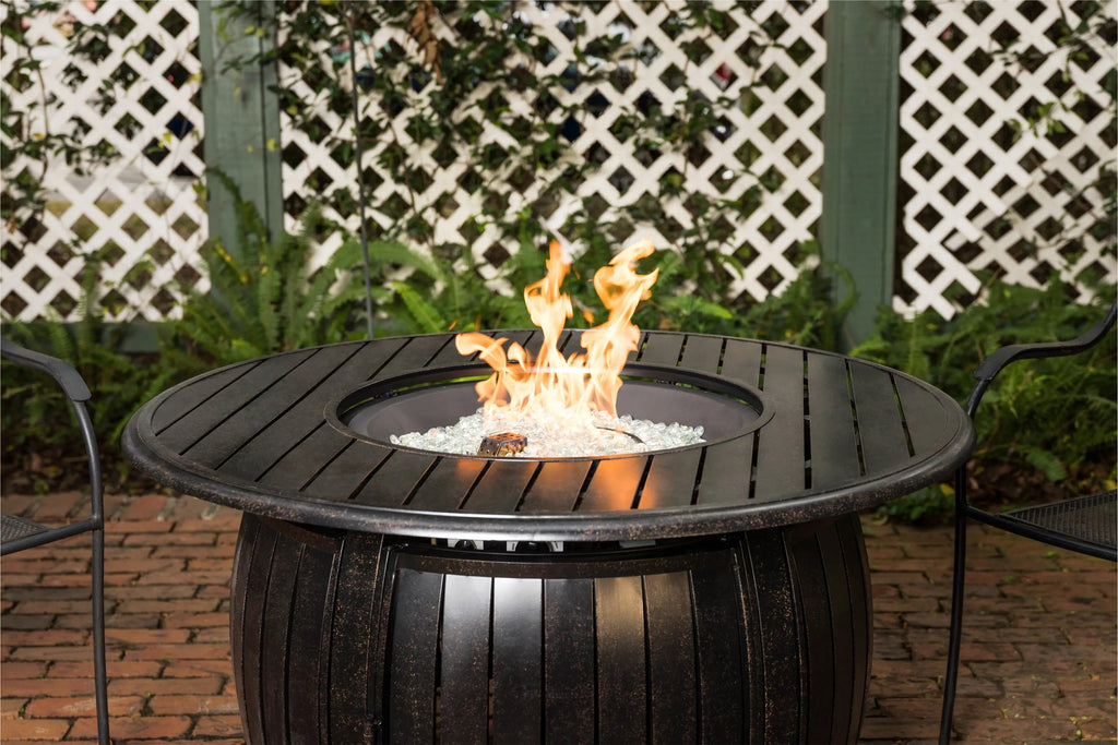 Grand Cooper 44" Round Aluminum Convertible Gas Fire Pit Table