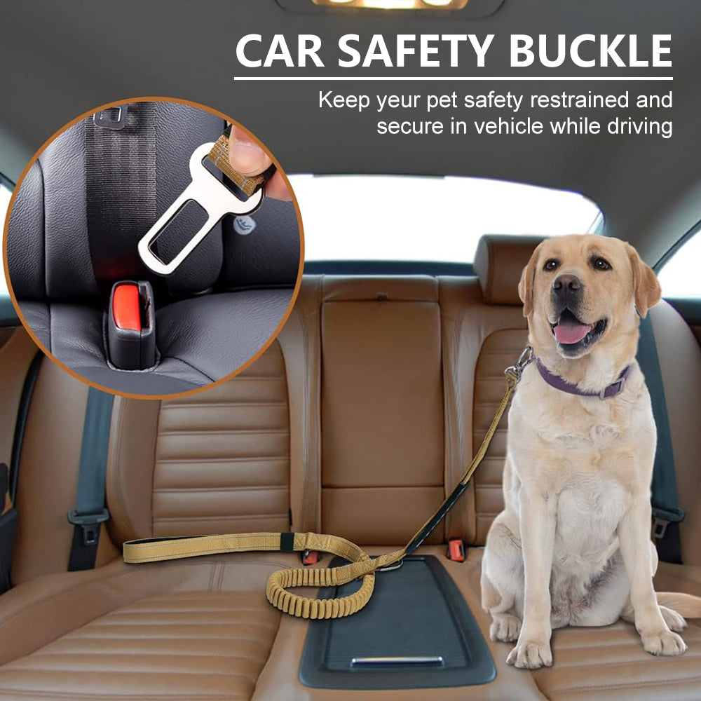 Tactical 'No-Pull' Bungee Leash - Upgraded Frog Clip