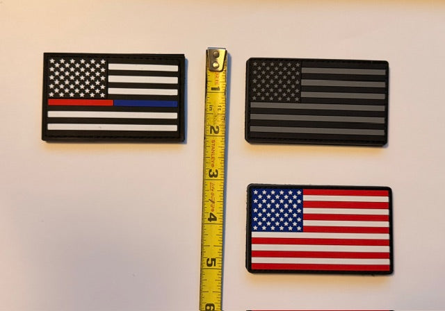 US American Flag Patch - Heavy Duty PVC/Rubber