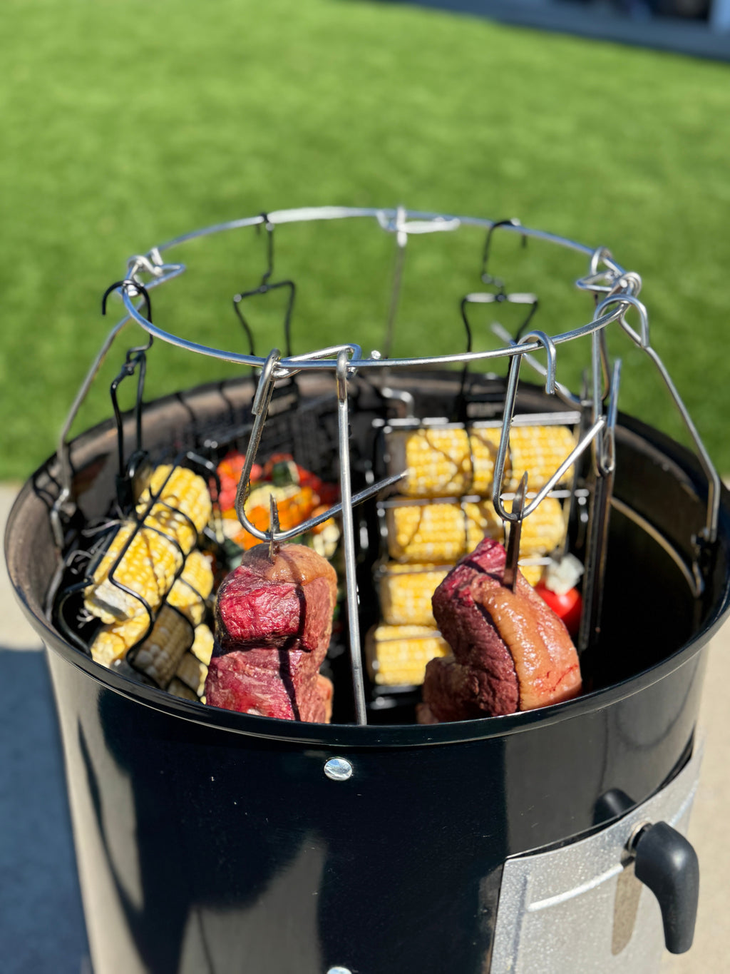 18" Weber Smokey Mountain Hanging System