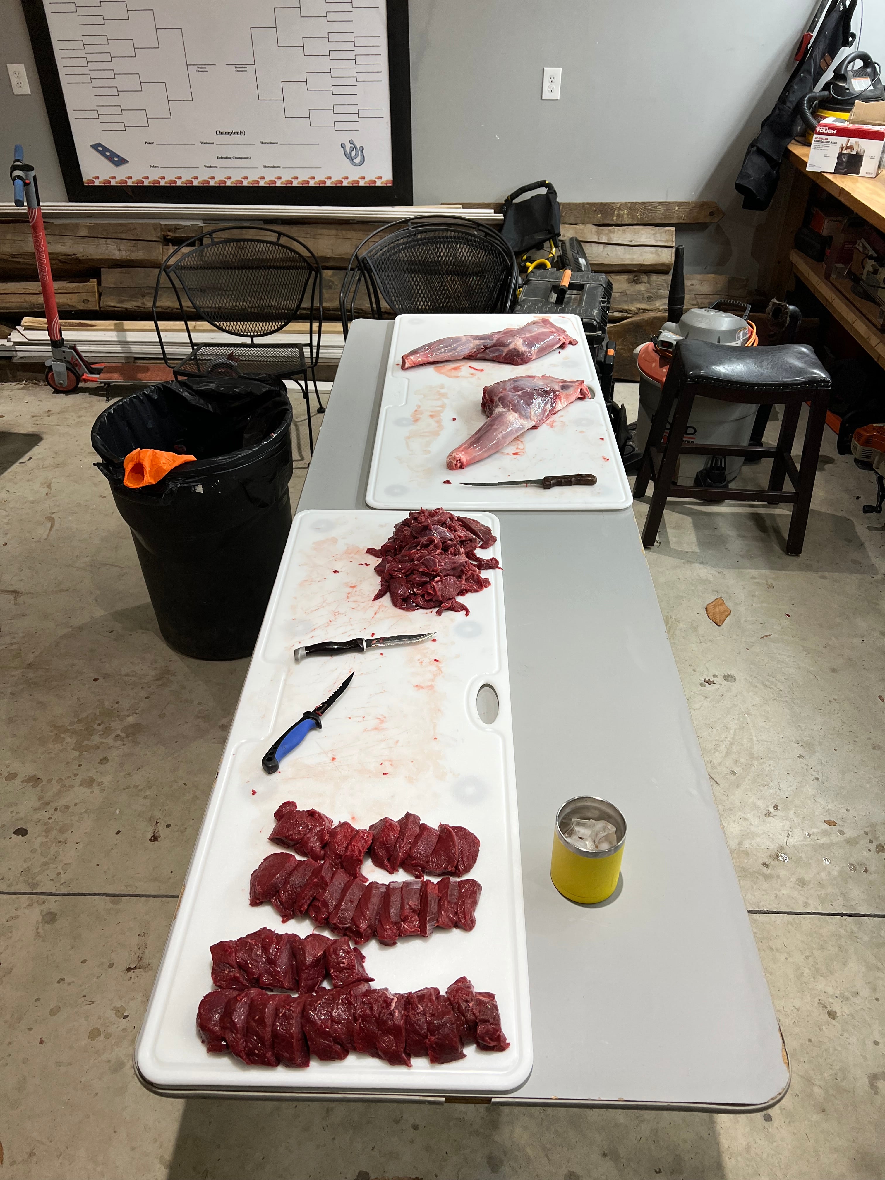 Big Game Cutting Boards HDPE Cutting Boards | 48 x 18 or 24 Inch | Juice Grooves