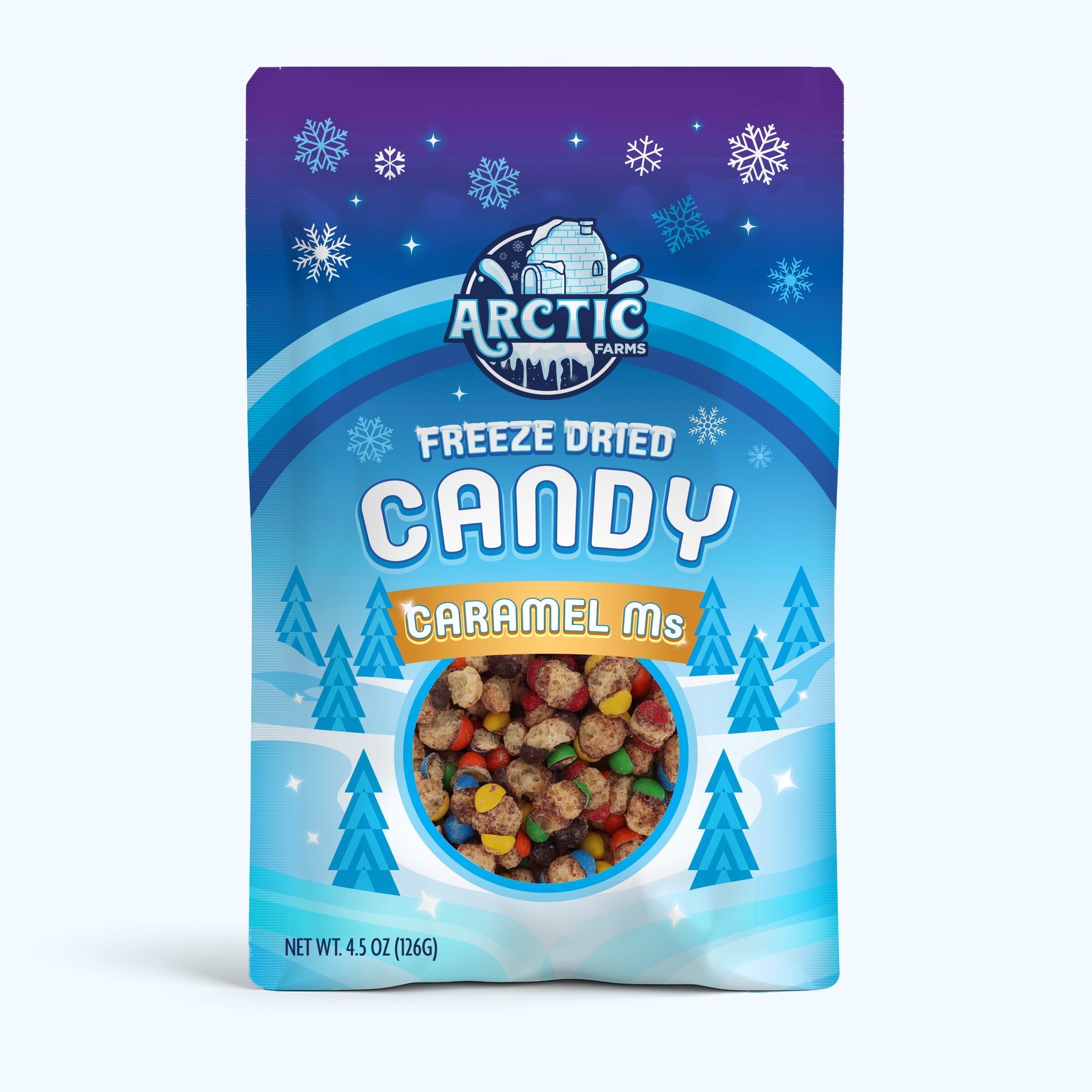 Freeze Dried Caramels Chocolate Candy