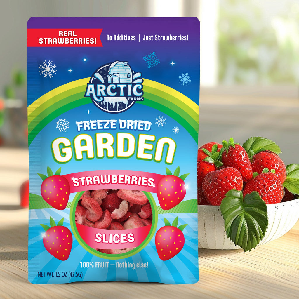 Freeze Dried Organic Strawberry Slices