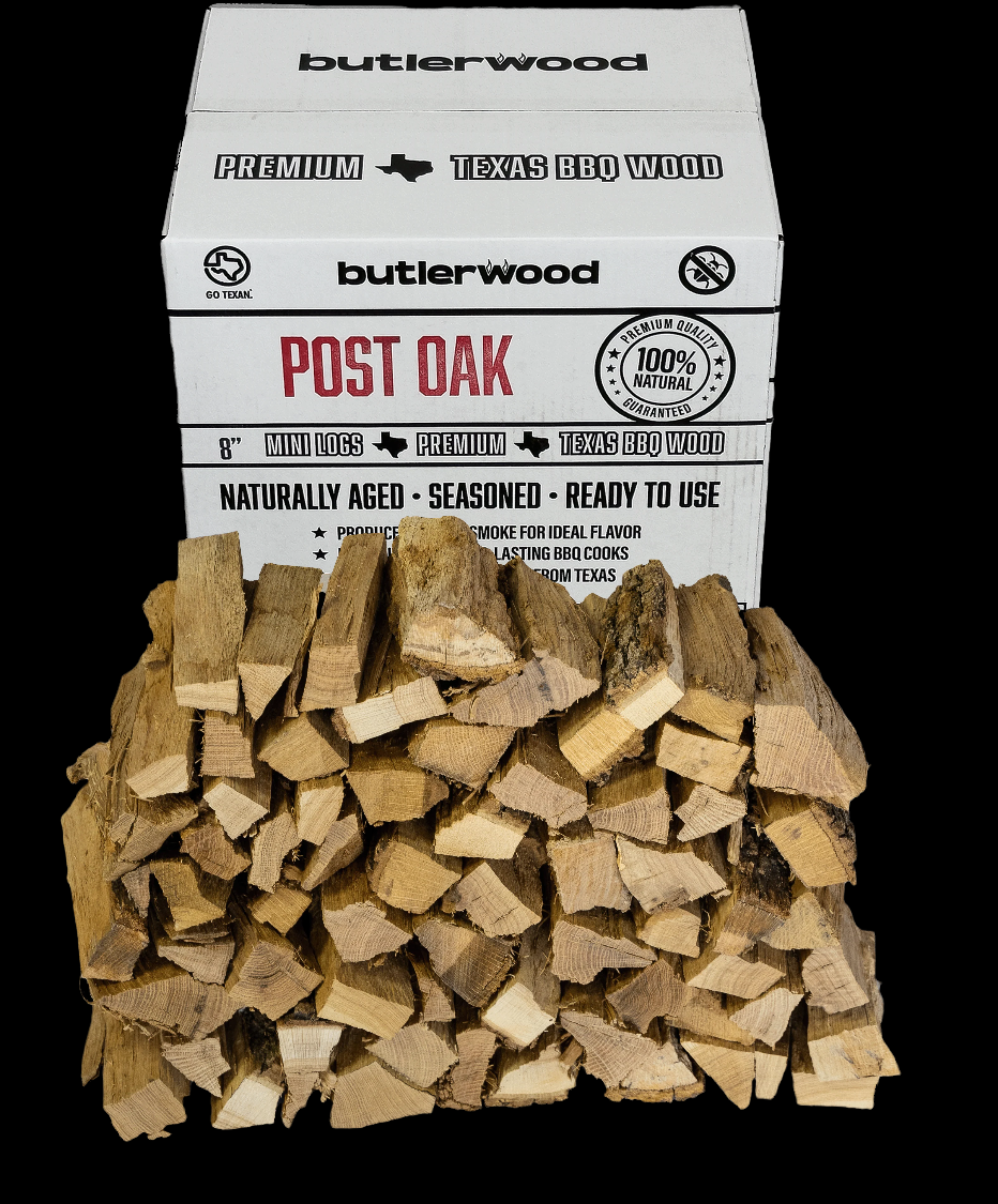 Post Oak Wood: BBQ Wood Splits