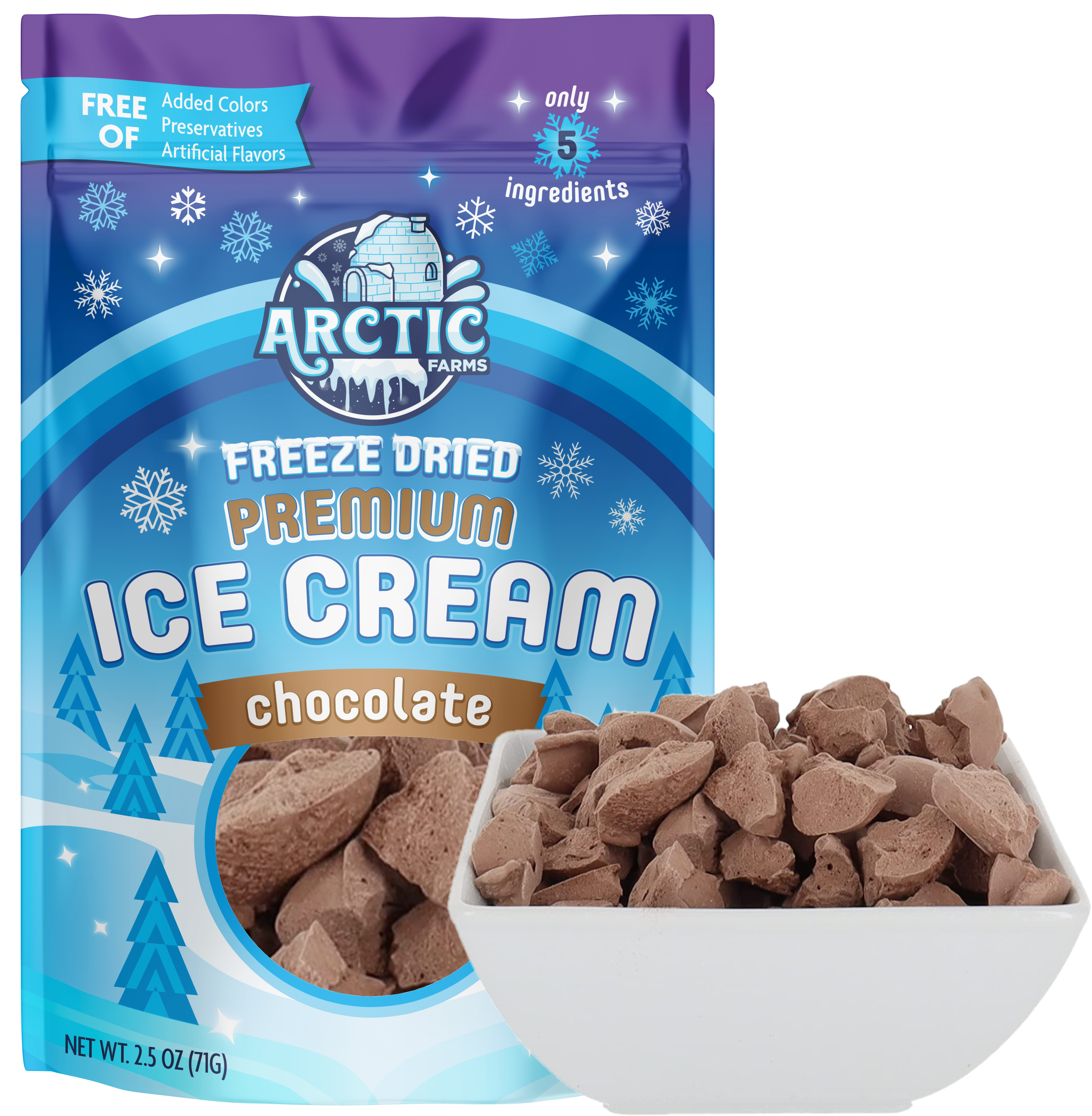 PREMIUM Freeze Dried Ice Cream * Only 5 Ingredients *