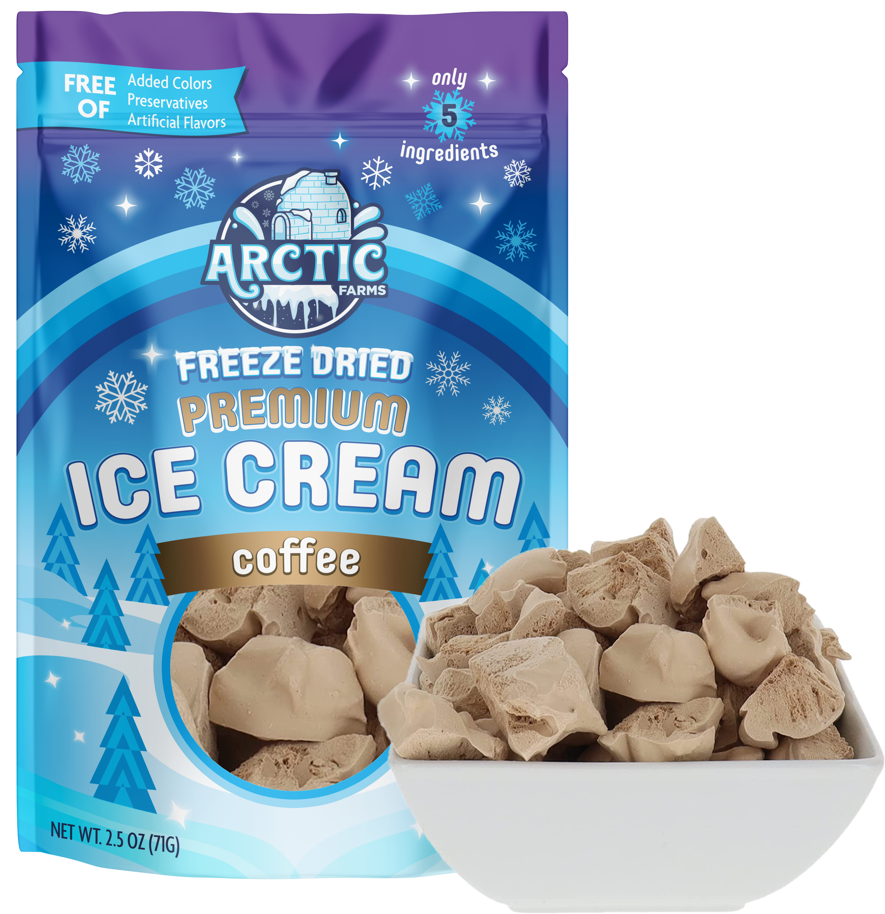 PREMIUM Freeze Dried Ice Cream * Only 5 Ingredients *