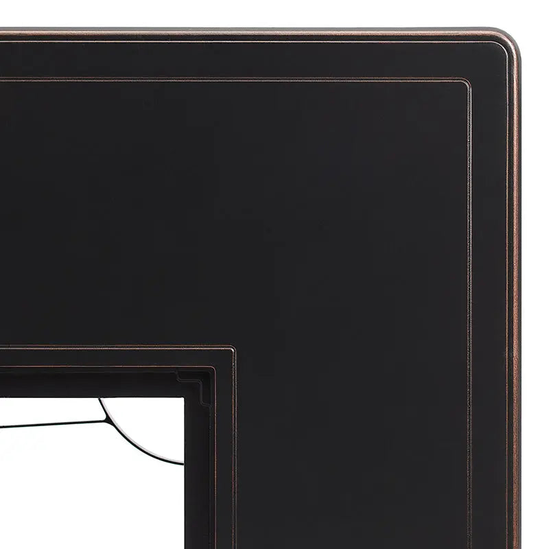 Preston 44" Rectangular Basketweave Aluminum Convertible Gas Fire Pit Table