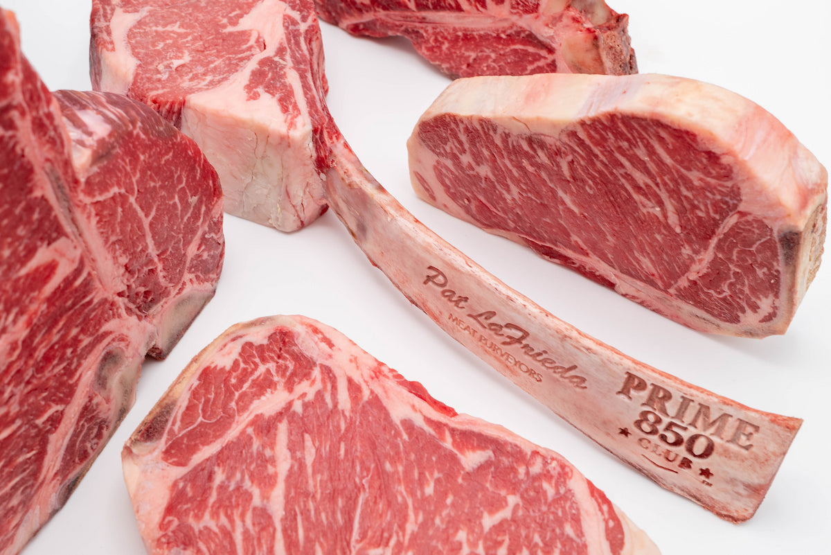 Prime 850 Club Beef Bone-In NY Strip Steak, Dry-Aged