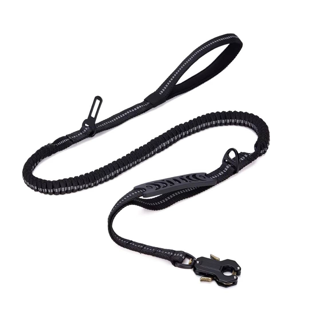 Tactical 'No-Pull' Bungee Leash - Upgraded Frog Clip