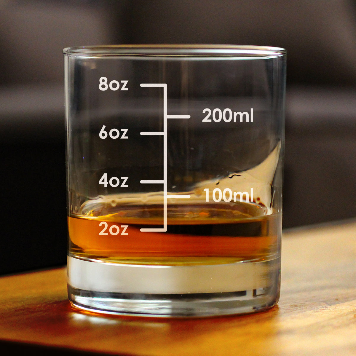 Cocktail Measuring Cup Whiskey Rocks Glass
