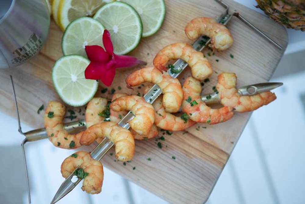 Stainless Steel 10" Hanging Skewers (4-Pack)