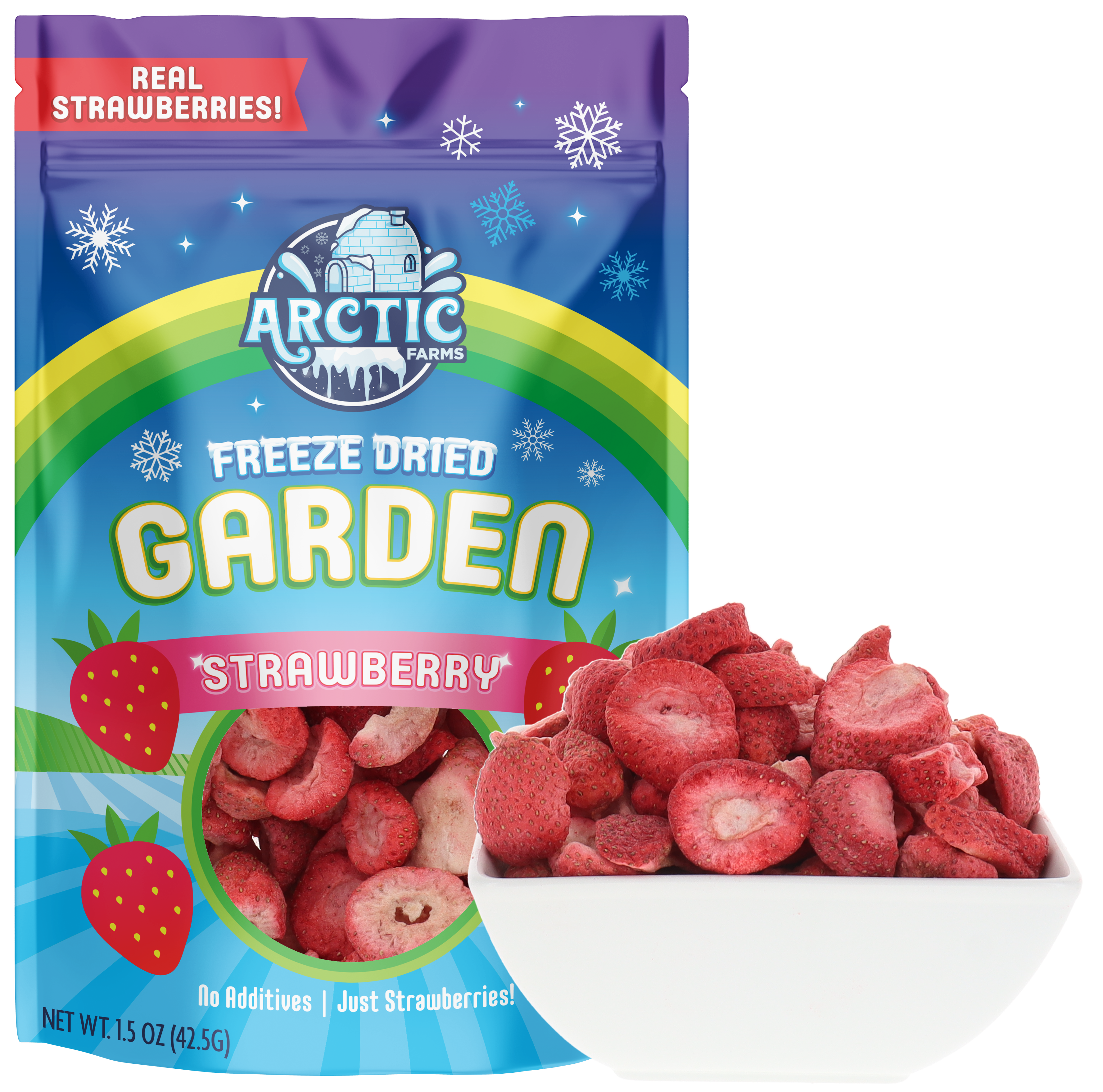 Freeze Dried Organic Strawberry Slices