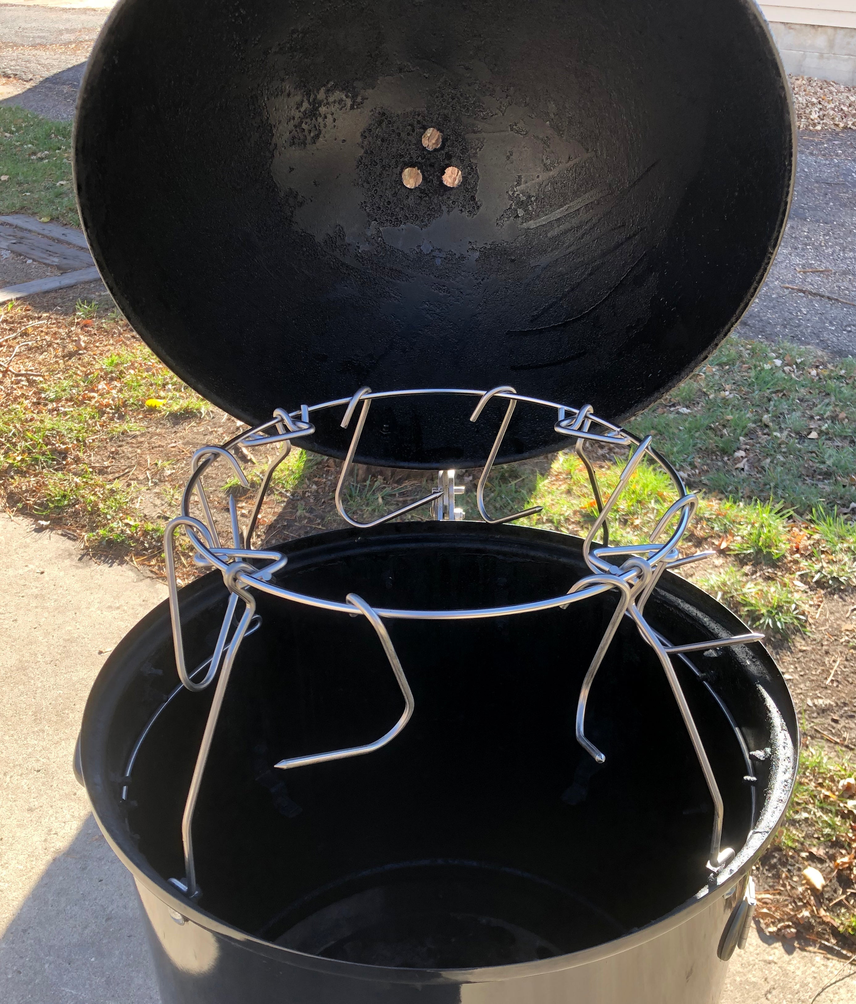 18" Weber Smokey Mountain Hanging System