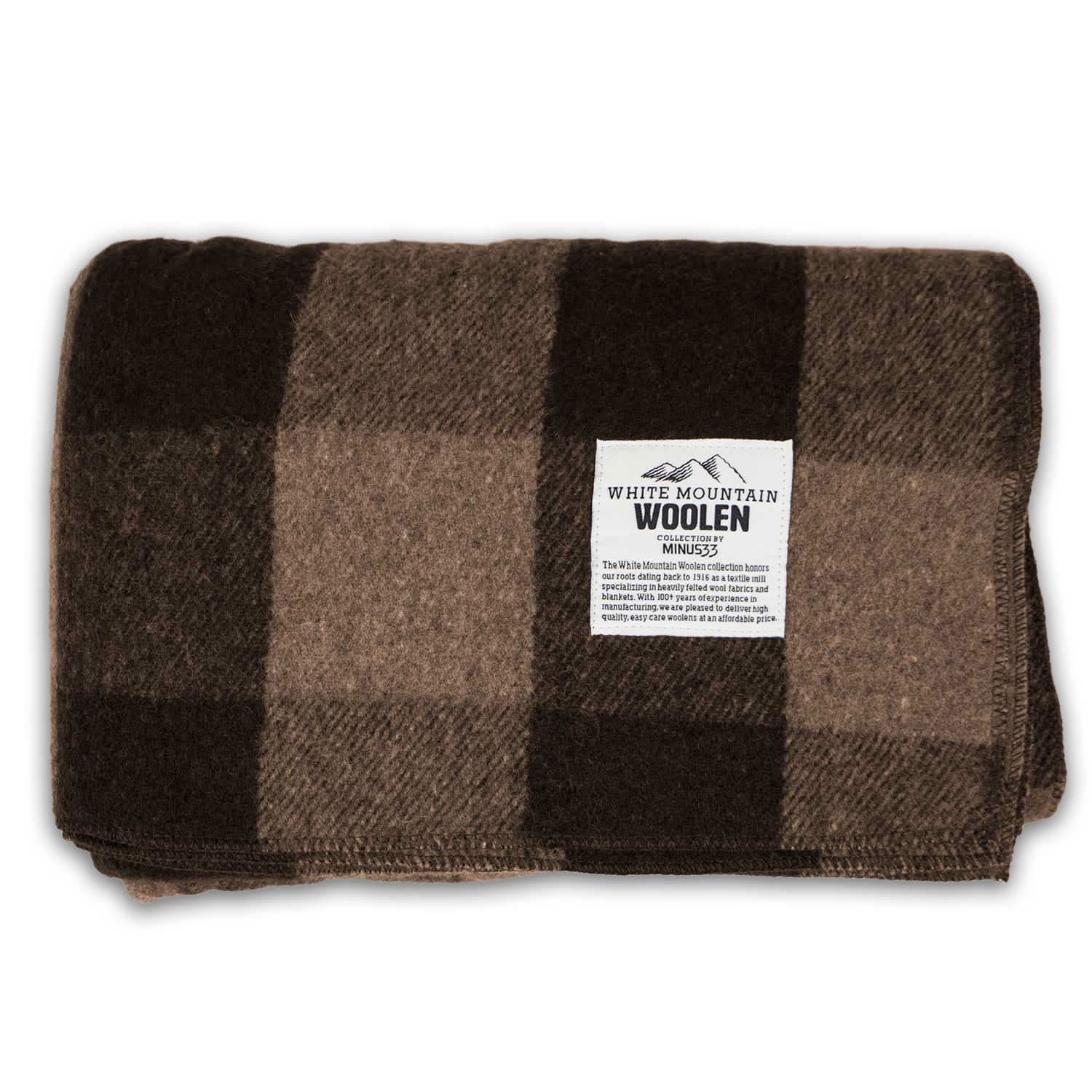 Wool Lodge Blanket - White Mountain Woolen