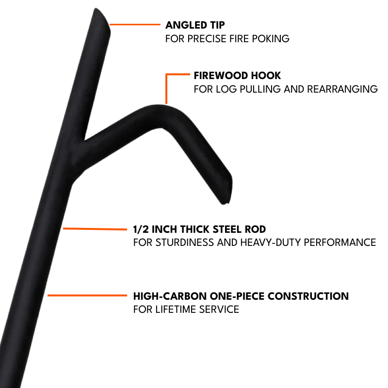 Legacy Series™ Steel Fire Poker