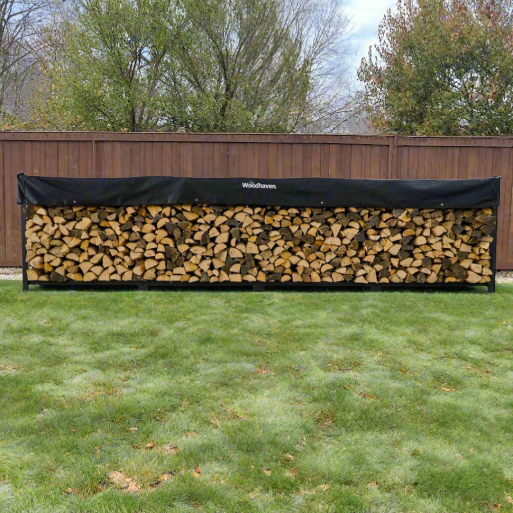 The Woodhaven 16ft Firewood Rack