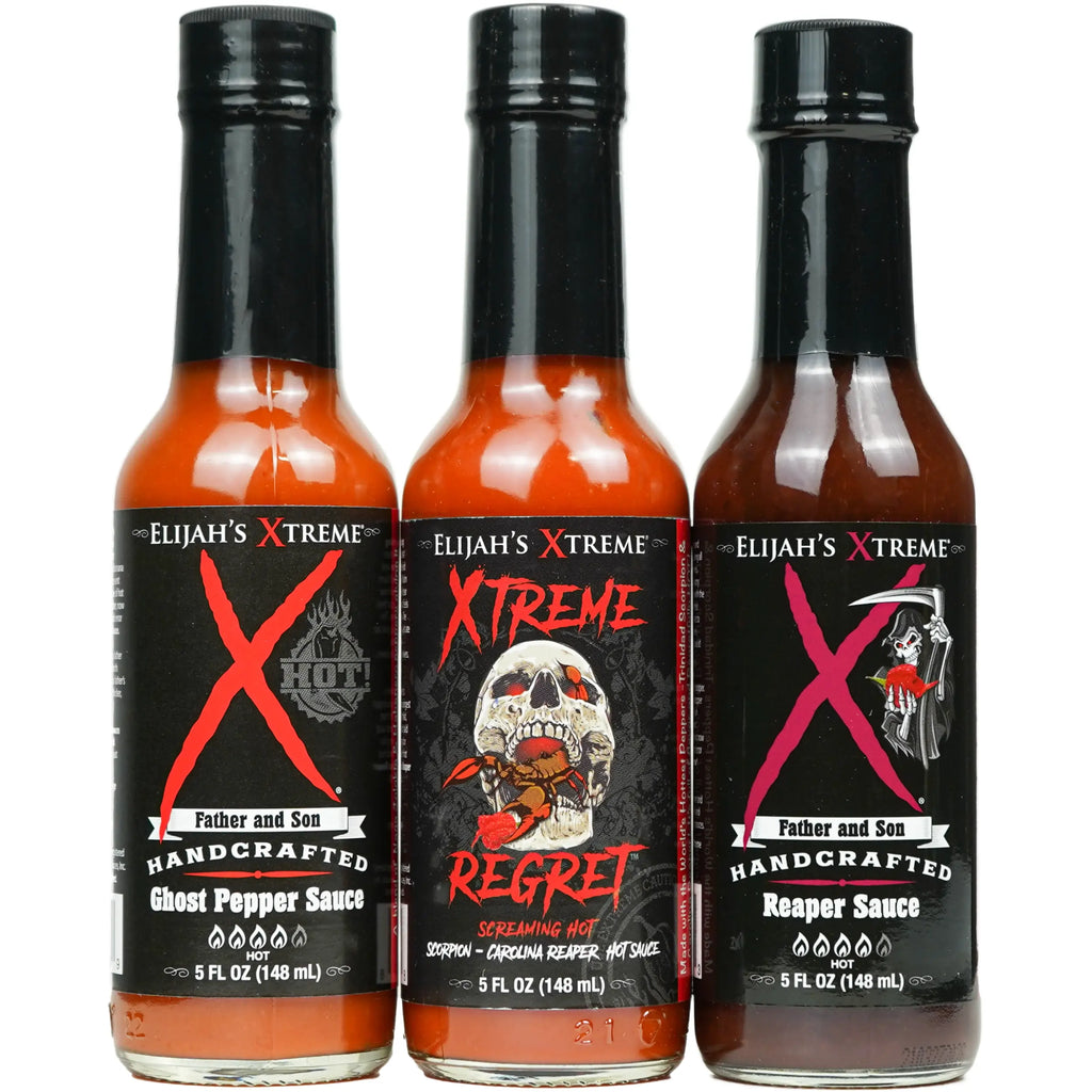 World's Hottest Xtreme Trio Hot Sauce Variety Pack